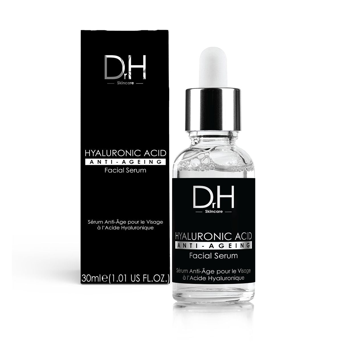 Anti-Ageing Hyaluronic Acid Facial Serum 30ml + Hyaluronic Acid Anti-Ageing Night Moisturiser 60ml