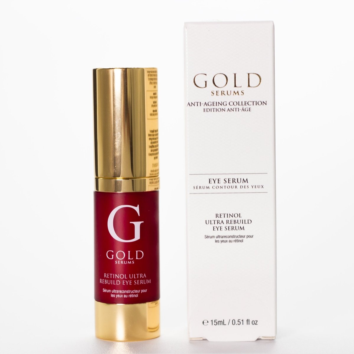 Gold Serums Hyaluronic Acid Duo Moisturiser & Retinol Eye Serum - skinChemists