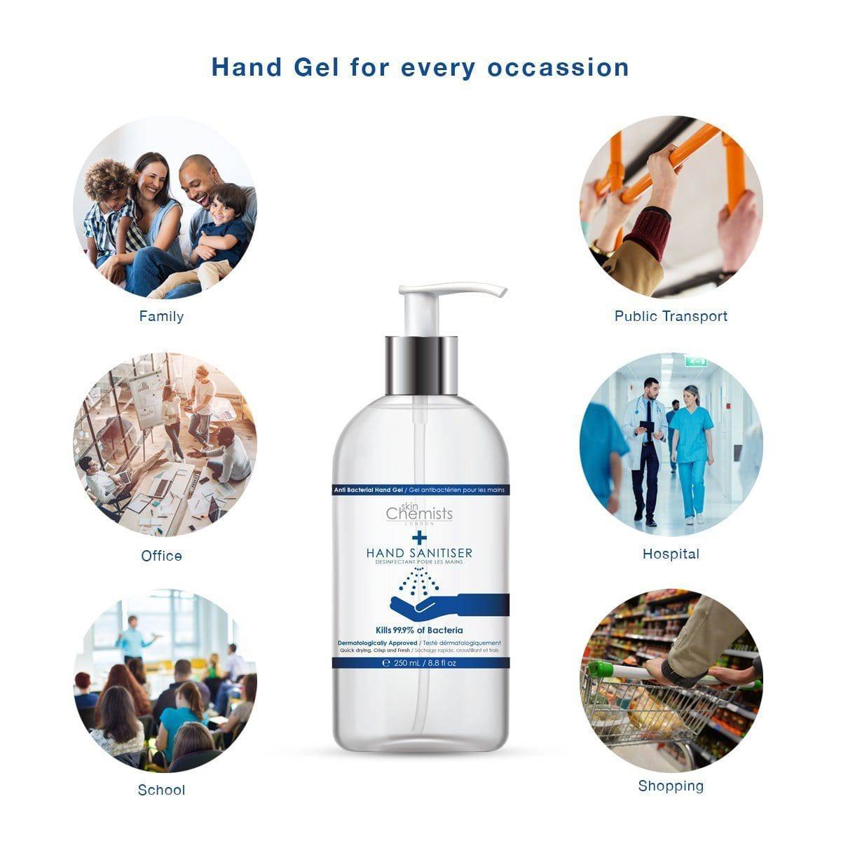 Hand Sanitiser 50ml Made In EU - skinChemists