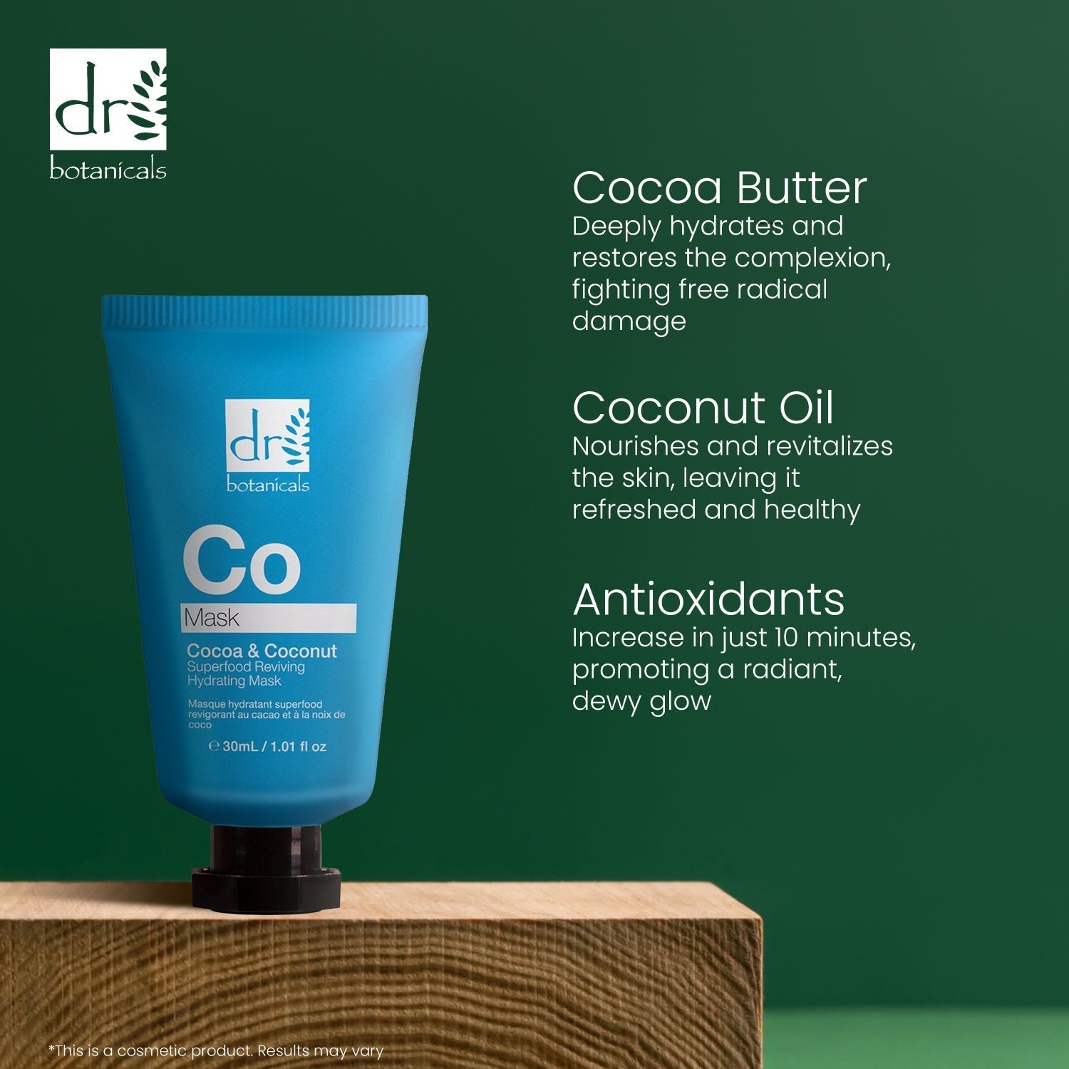 Cocoa & Coconut Superfood Reviving Hydrating Mask 30ml