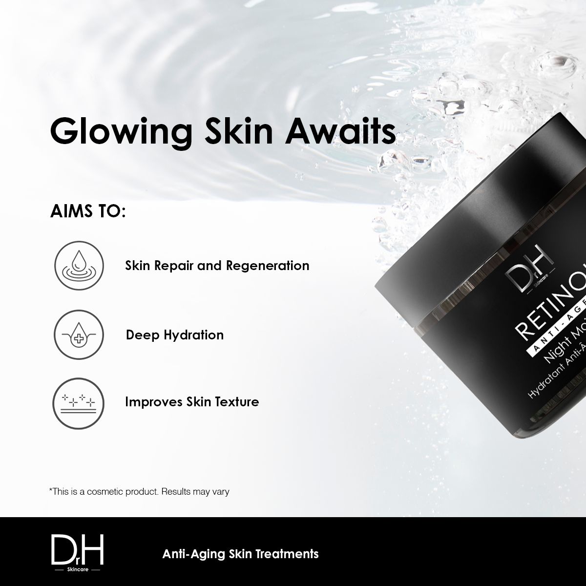 Retinol Anti-Ageing Night Moisturiser 60ml