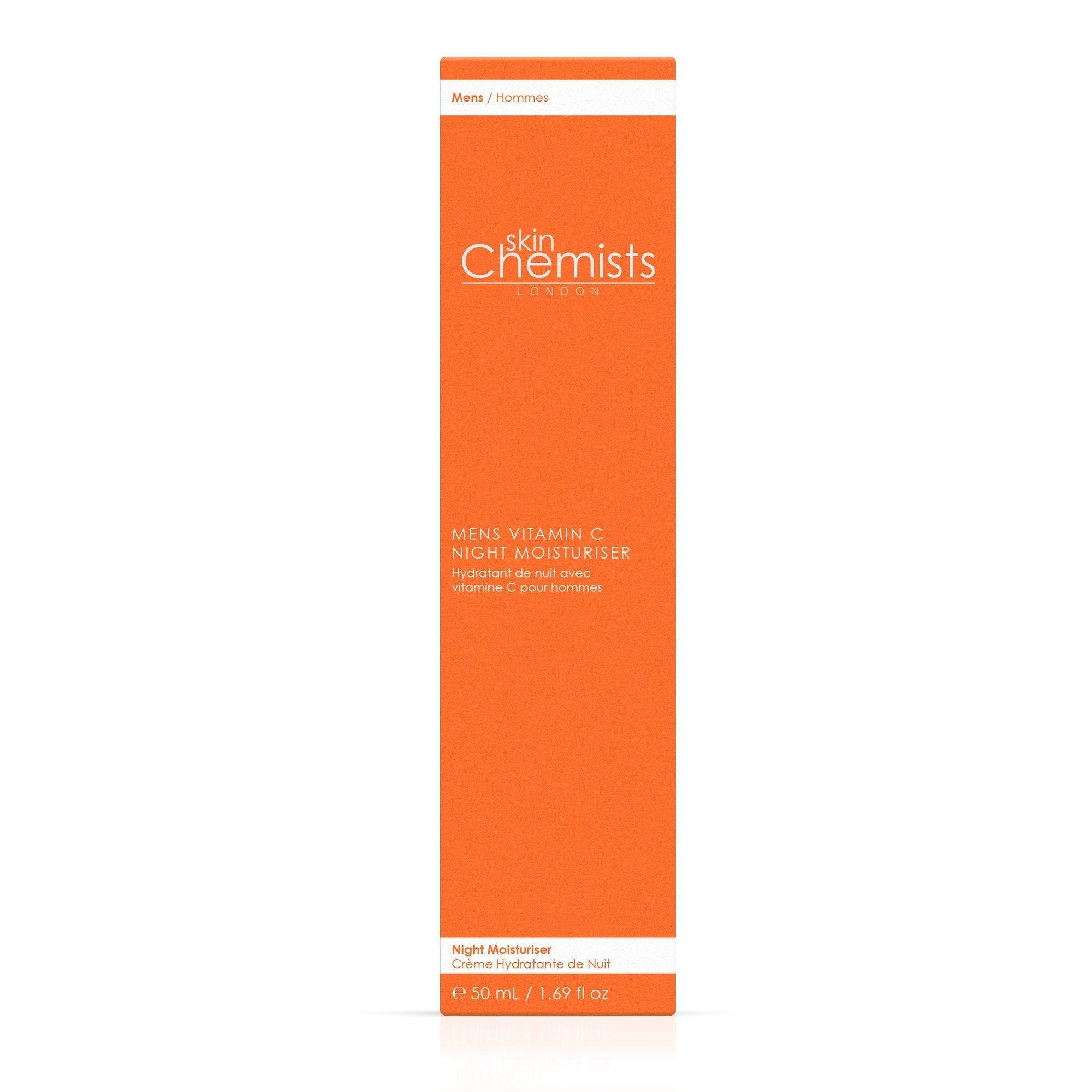 skinChemists Men's Vitamin C Night Moisturiser 50ml Twin Value Savings Pack - skinChemists