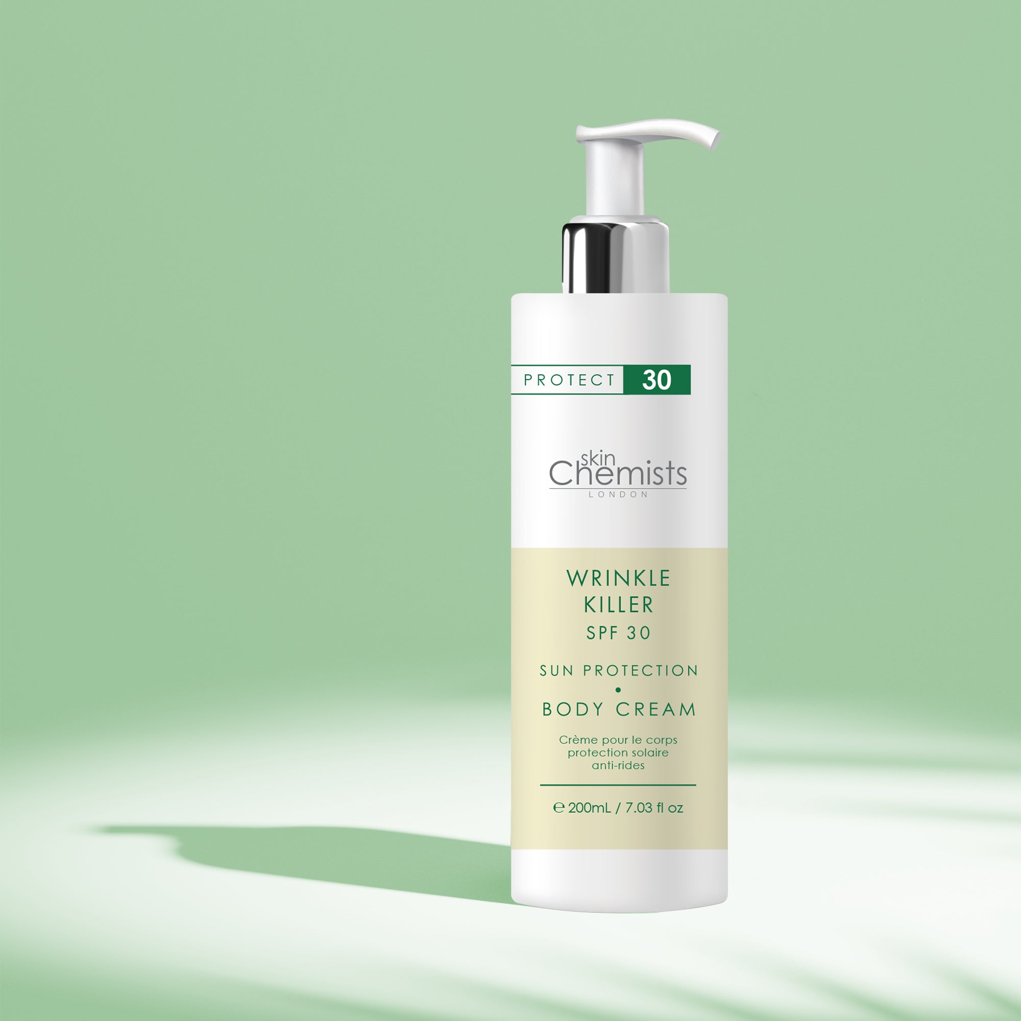 Wrinkle Killer Sun Protection Body Cream SPF 30 200ml x 2 Duo Pack