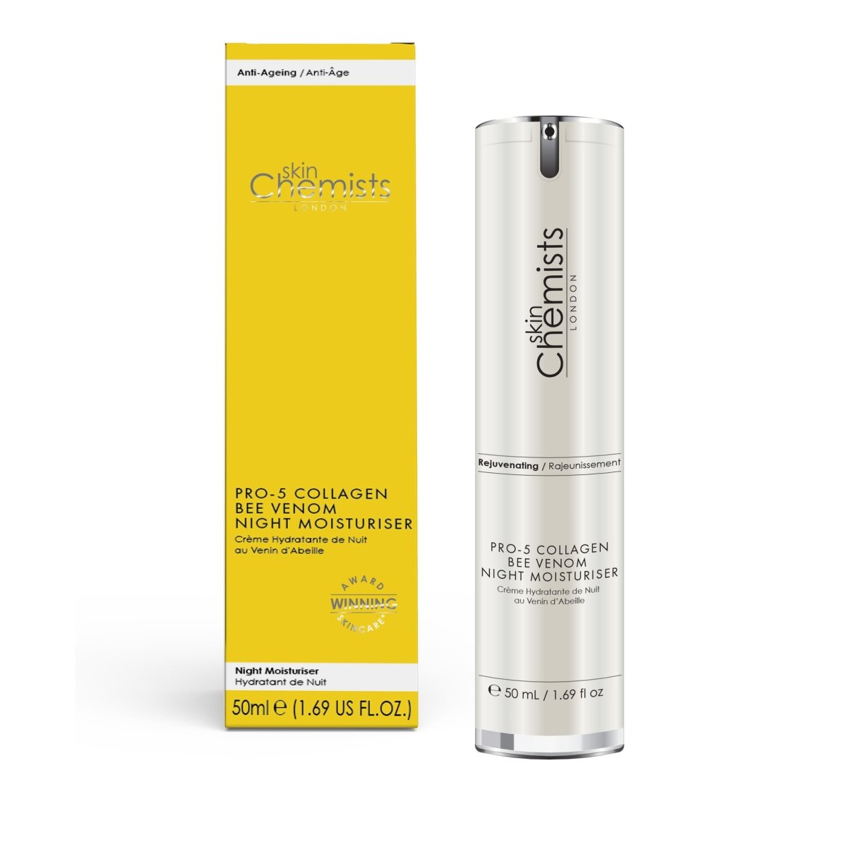 Pro-5 Collagen Bee Venom Night Moisturiser 50ml - skinChemists