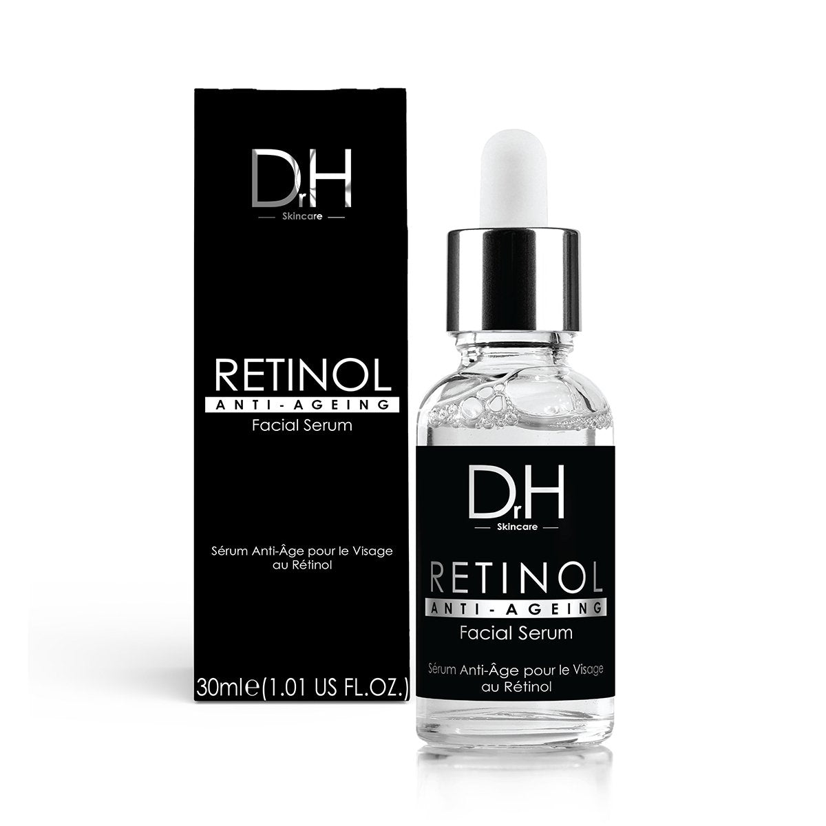 Retinol Anti-Ageing Night Moisturiser 60ml + Anti-Aging Retinol Facial Serum 30ml - skinChemists