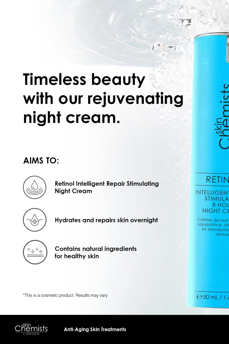 Retinol Intelligent Repair Stimulating 8 Hour Night Cream 50ml - skinChemists