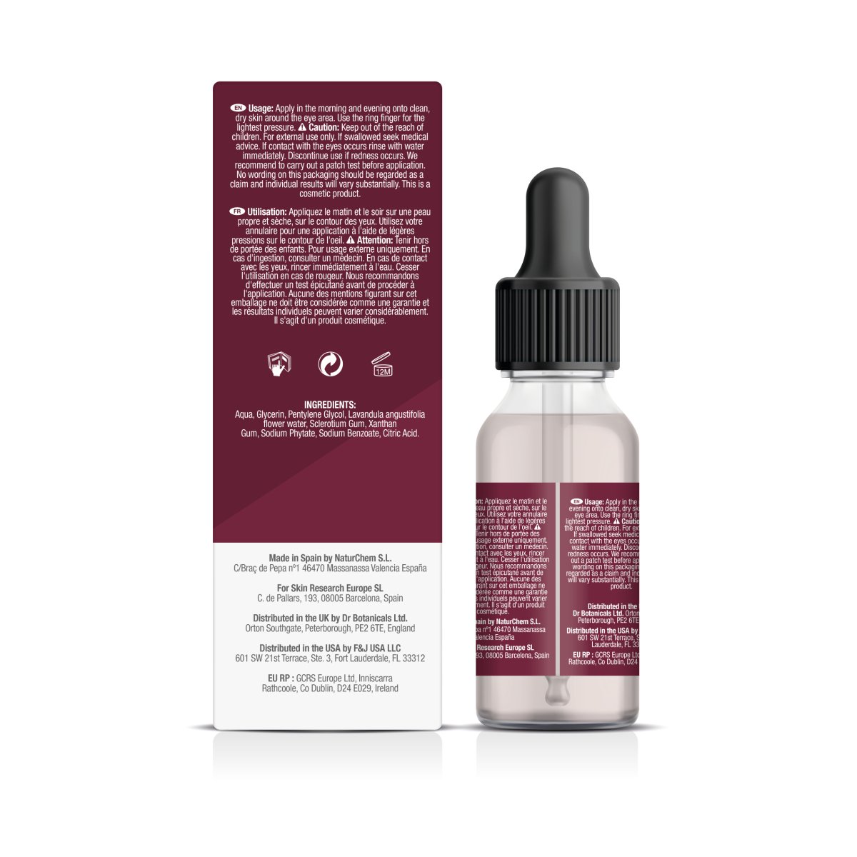 Rose And Lavender Intensive Night Therapy Eye Serum 15ml - skinChemists