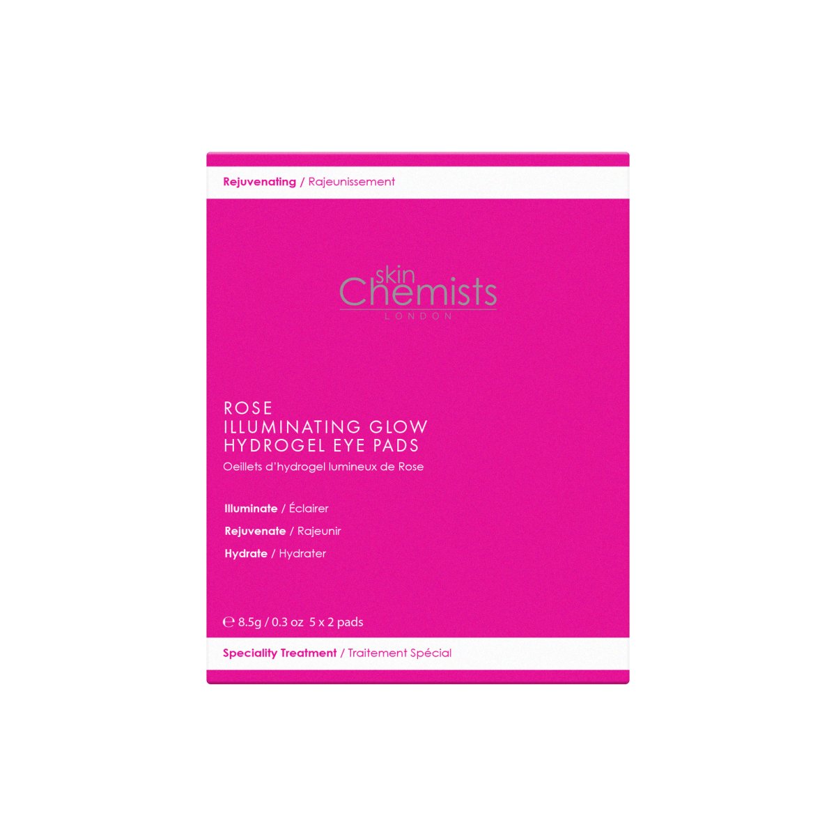 Rose Illuminating Glow Hydrogel Eye Pads (5 x 2) - skinChemists