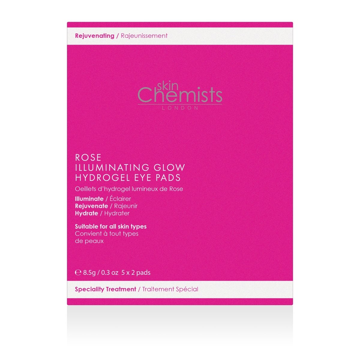 Rose Illuminating Glow Instant Hydrogel Eye Pads (5 x 2) - skinChemists