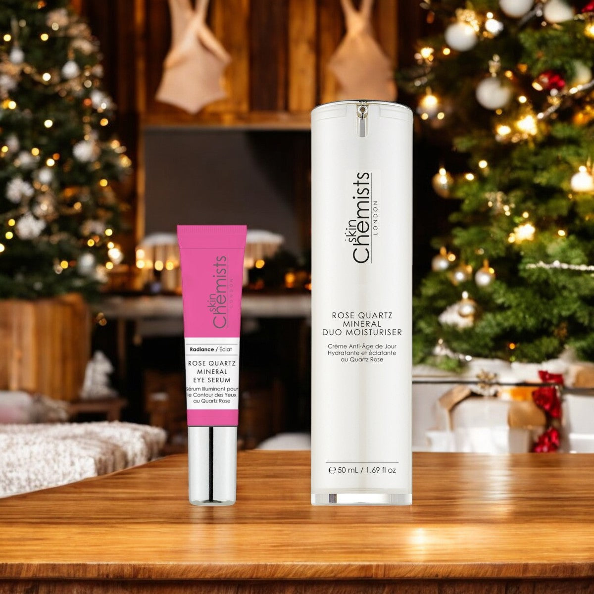 Rose Quartz Mineral Eye & Facial Duo