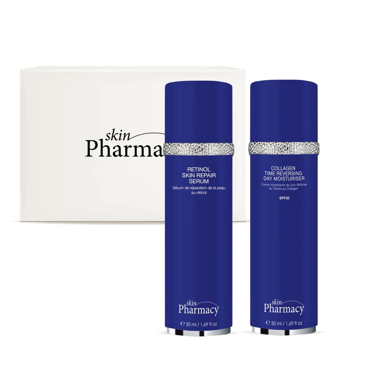 Skin Pharmacy Collagen SPF30 & Retinol Serum Routine - skinChemists