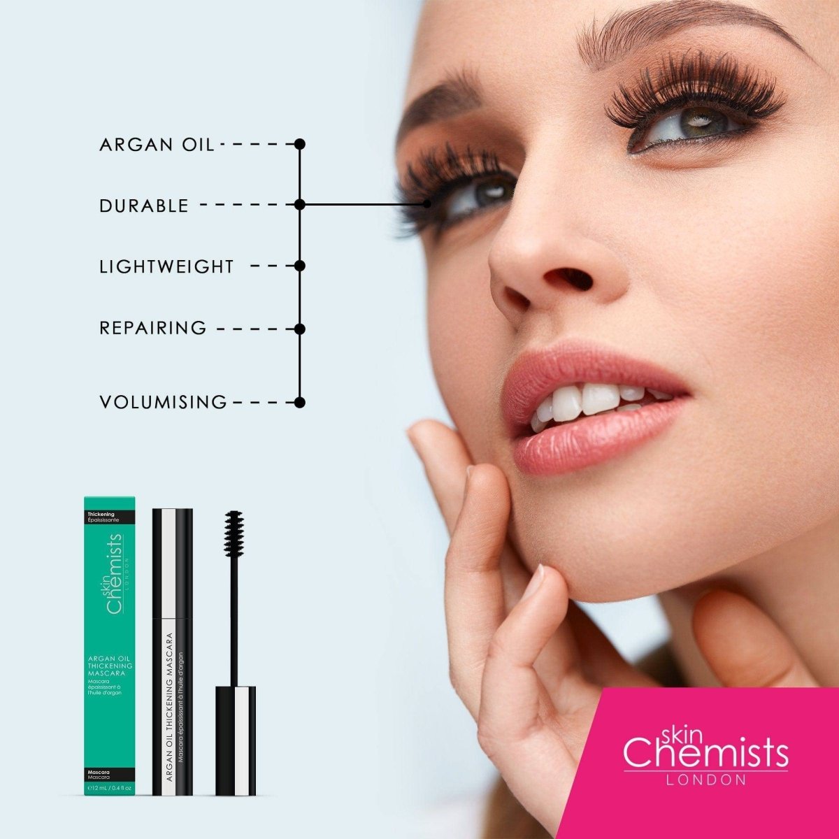 skinChemists Argan Oil Thickening Mascara - skinChemists