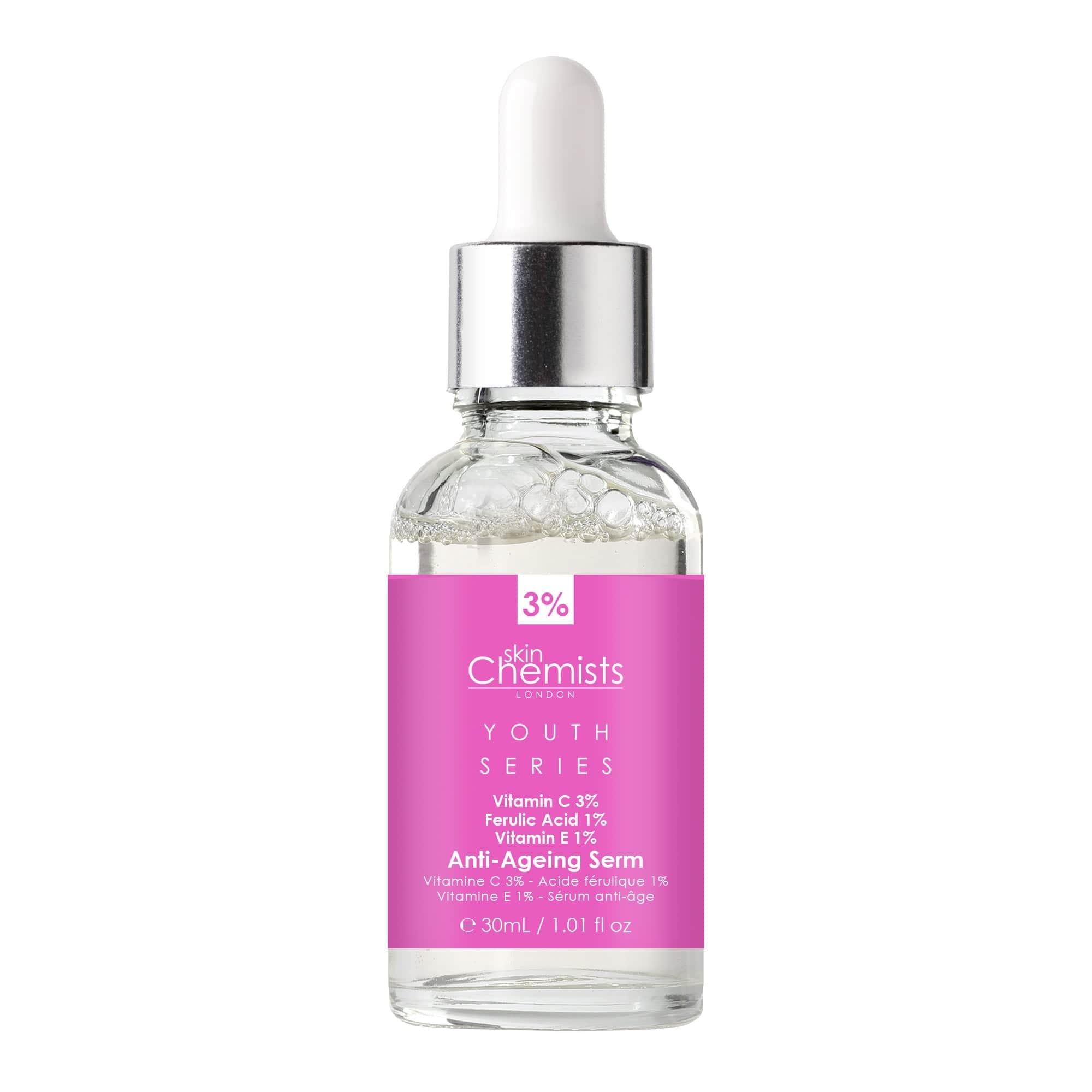 Youth Series Anti-Ageing Serum Vitamin C 3%, Ferulic Acid 1%, Vitamin E 1% 30ml