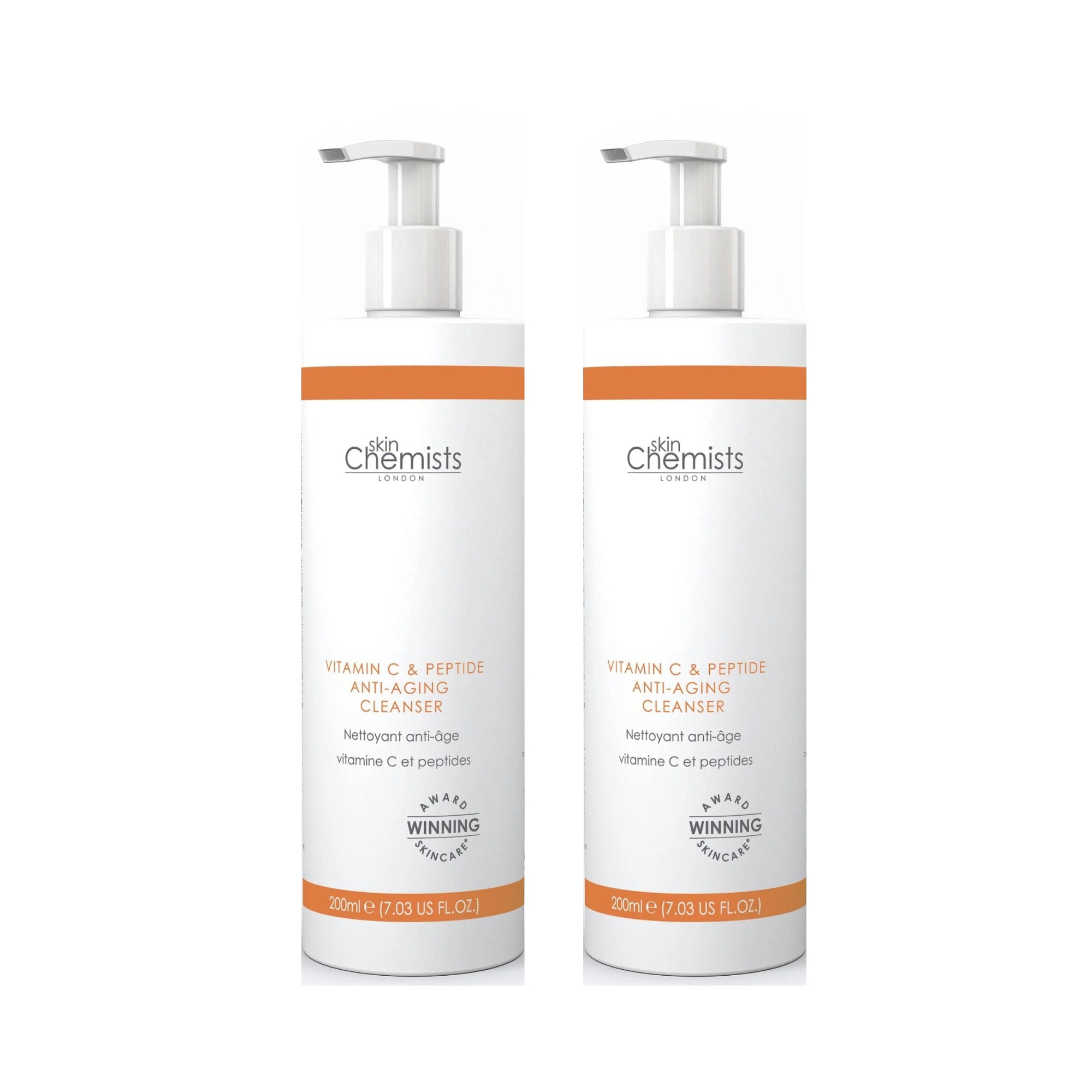 Vitamin C & Peptide Cleanser 200ml Twin Value Savings Pack