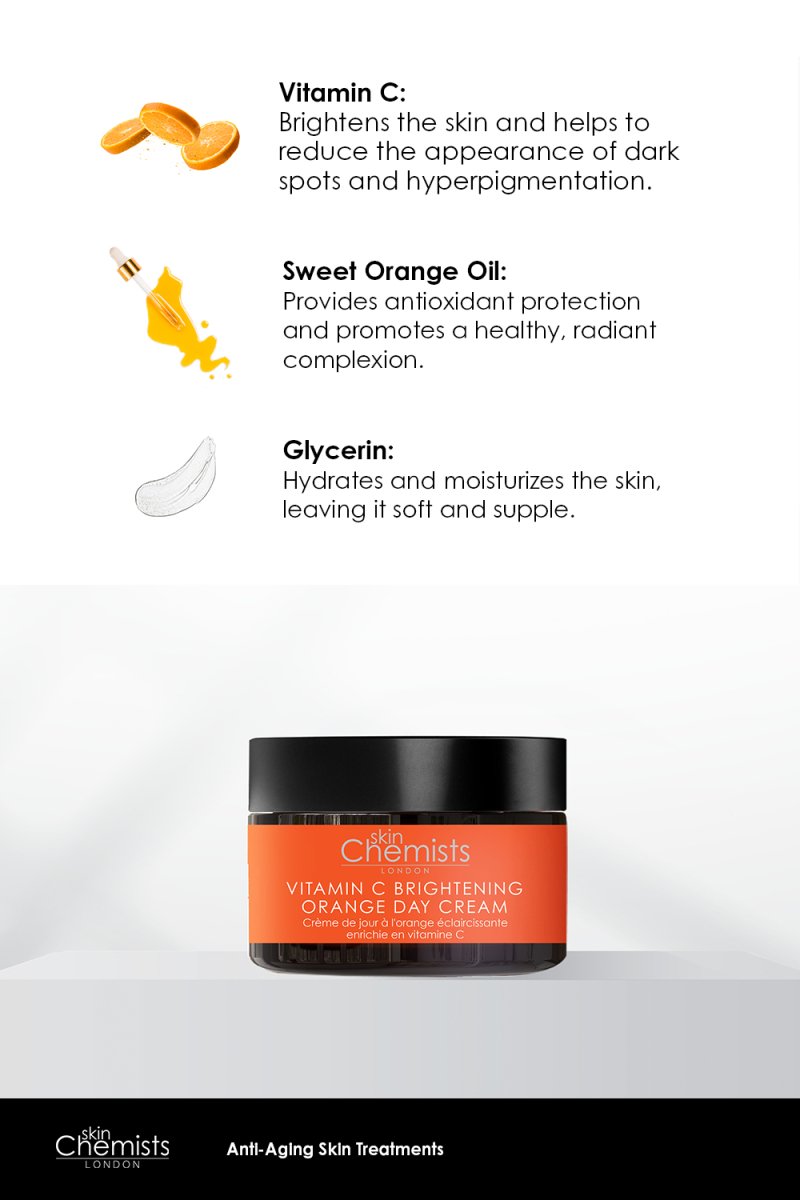 Vitamin C Brightening Orange Day Cream 50ml - skinChemists