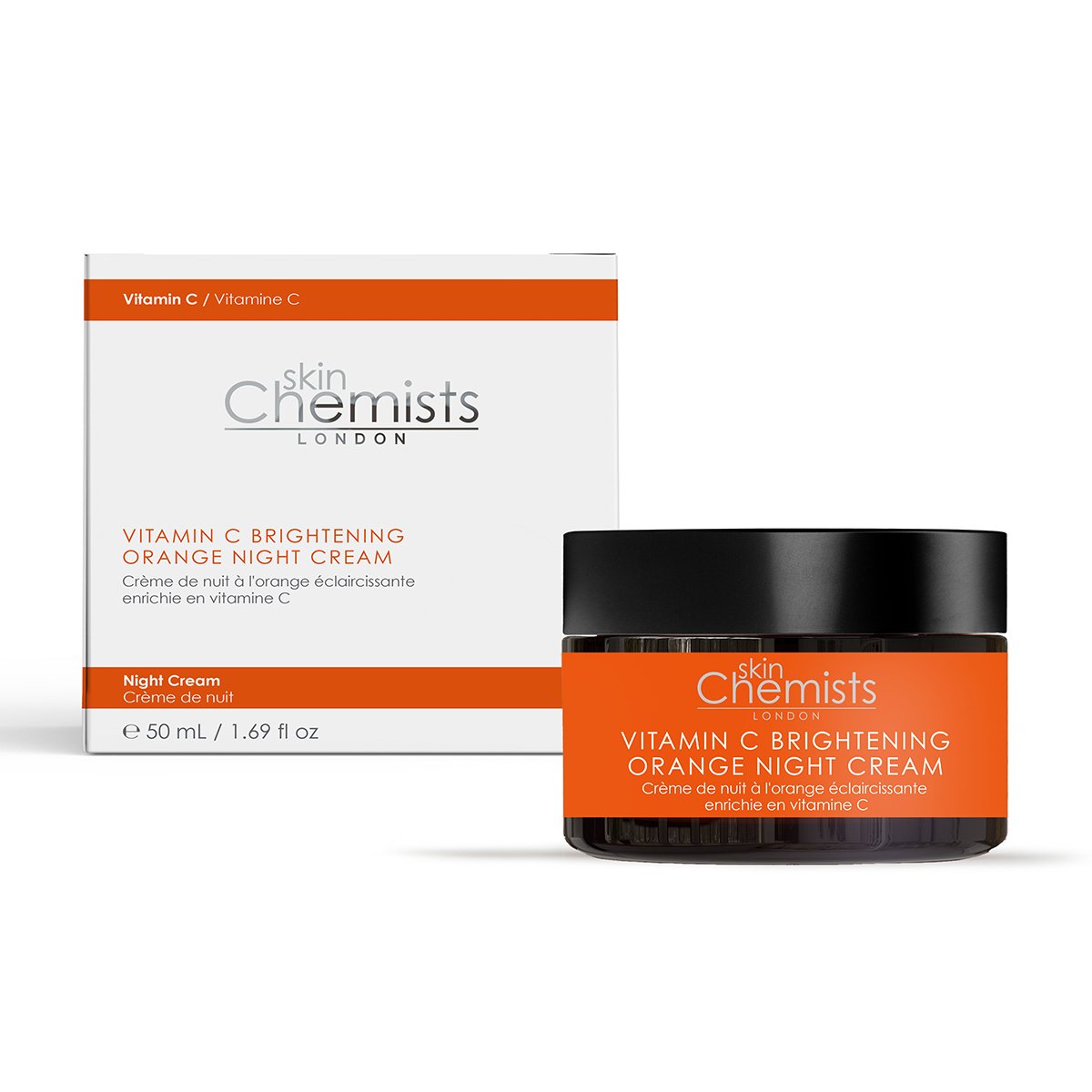 Vitamin C Brightening Orange Day Cream and Night Moisturiser - skinChemists