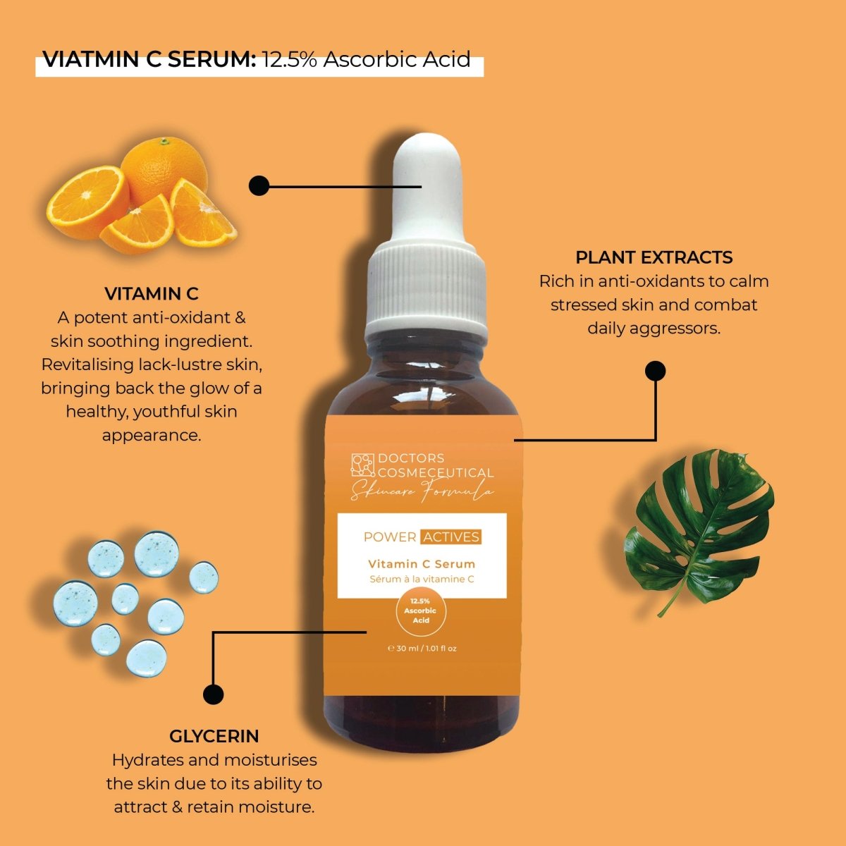 Vitamin C Serum 30ml - skinChemists