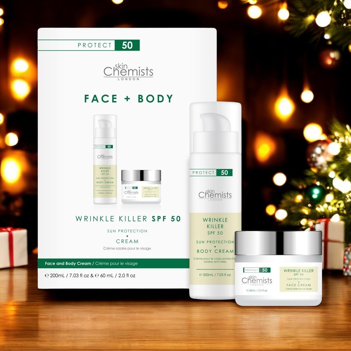 Wrinkle Killer SPF 50 Face & Body Kit