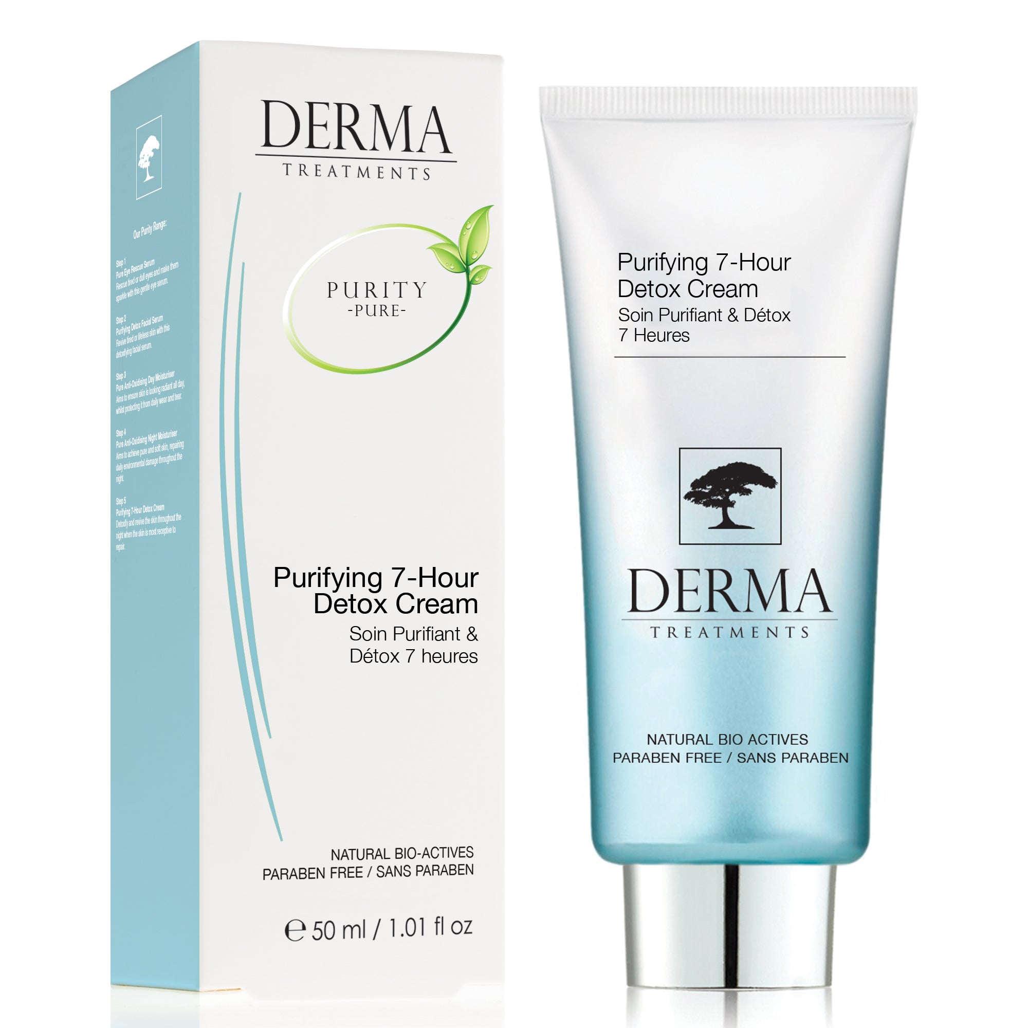 Derma Treatments Crème Purifiante Détox 7H 50 ml 