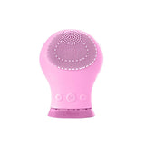Sonic Silicone Facial Cleansing Massager MR-1385H - Pink - skinChemists